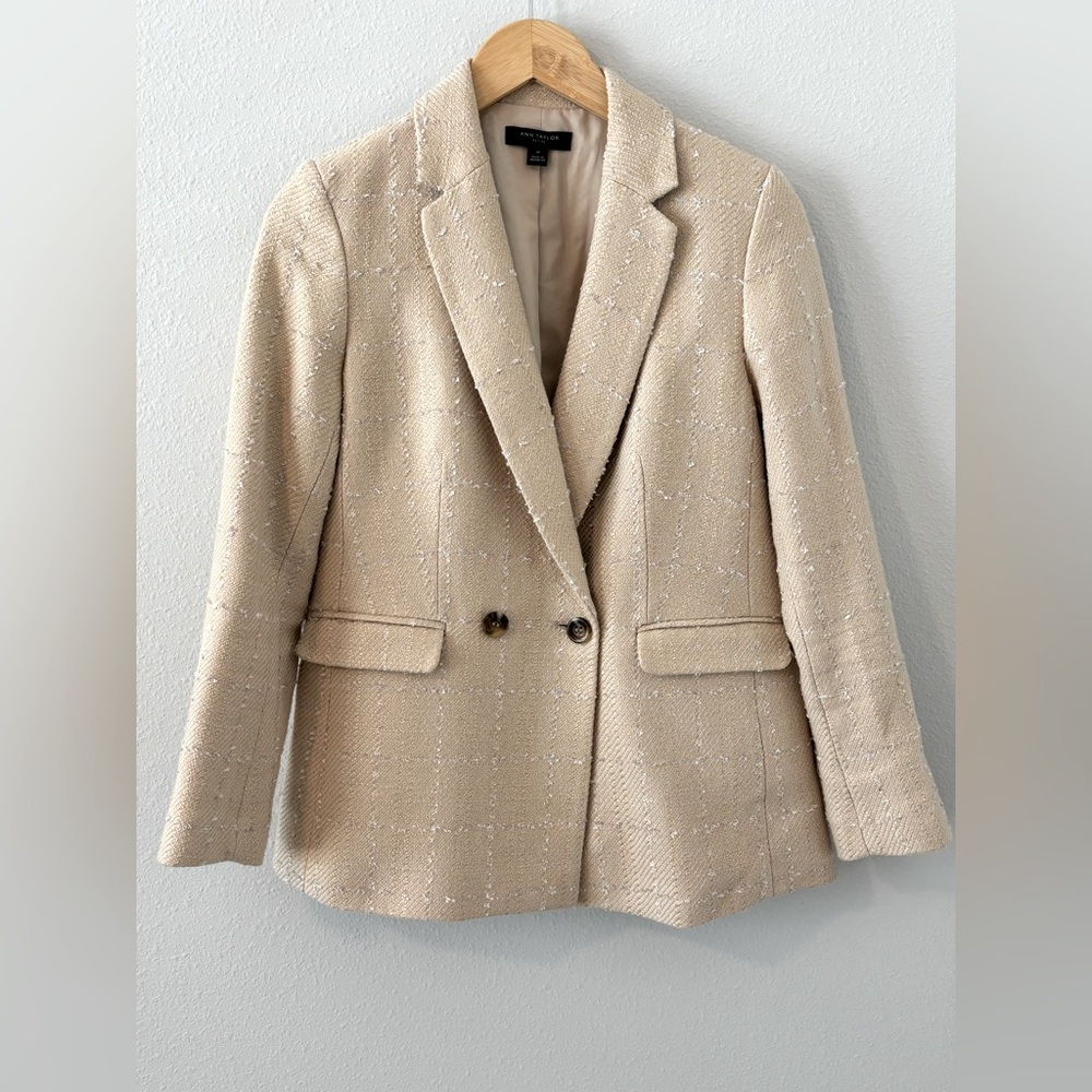 Ann Taylor Elegant Beige Women's Blazer